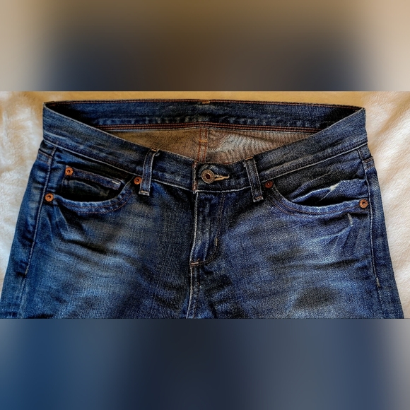 Vintage Polo Ralph Lauren Maddy Torn Jeans Y2K Great Condition Floral Design S27 - Picture 4 of 14
